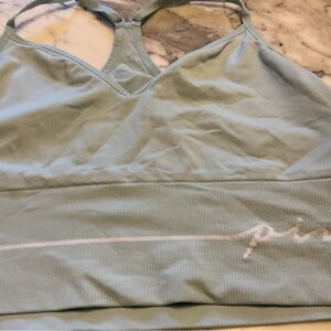 Light Blue PINK Active Bra